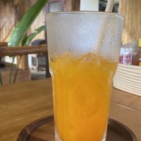 Orange juice is good 👍🏻   at Nang Sabai Cafe Artisan Bakery in Koh Samui