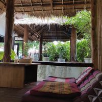 Cute and comfortable place at Nang Sabai Cafe Artisan Bakery in Koh Samui