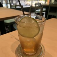 Ginger ale at Vegan Bistro Jangara in Tokyo