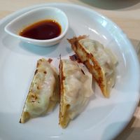 Side dumplings at Vegan Bistro Jangara in Tokyo