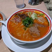 Spicy ramen 🍜 at Vegan Bistro Jangara in Tokyo