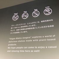 Go vegan or die lol  at Vegan Bistro Jangara in Tokyo