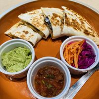 "Quesadilla” at Vegan Bistro Jangara in Tokyo