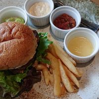 Good burger, but not filling enough at Vegan Bistro Jangara in Tokyo