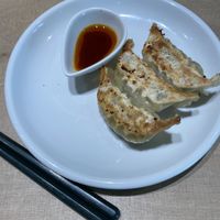 Vegan gyoza   at Vegan Bistro Jangara in Tokyo