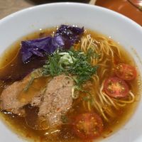 Taiwanese “beef noodles"  at Vegan Bistro Jangara in Tokyo
