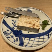 Caramel & nuts cake  at Vegan Bistro Jangara in Tokyo