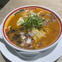 Spicy ramen  at Vegan Bistro Jangara in Tokyo