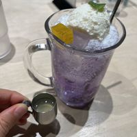 I’ve cream soda  at Vegan Bistro Jangara in Tokyo