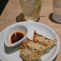 Gyozas at Vegan Bistro Jangara in Tokyo