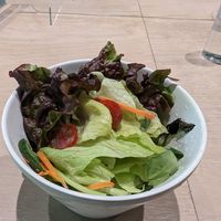 Salad that comes part of the set menu at Vegan Bistro Jangara in Tokyo