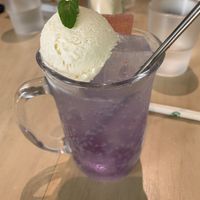 Cream soda   at Vegan Bistro Jangara in Tokyo