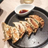 Vegan gyozas at Vegan Bistro Jangara in Tokyo