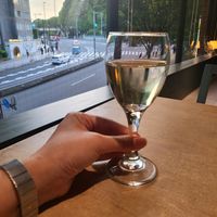 Japanese Koshu wine at Vegan Bistro Jangara in Tokyo