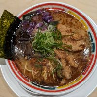 The special garlic ramen at Vegan Bistro Jangara in Tokyo