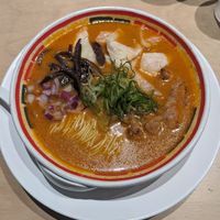 Karabon Ramen (spicy) at Vegan Bistro Jangara in Tokyo