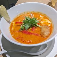 Singapore Laksa ramen 🍜 at Vegan Bistro Jangara in Tokyo