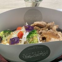 Grilled meat and veggies  at Vegan Bistro Jangara in Tokyo