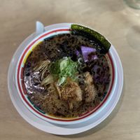 Tonkotsu ramen  at Vegan Bistro Jangara in Tokyo