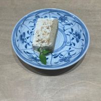 Caramel nut mosse cake  at Vegan Bistro Jangara in Tokyo