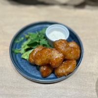 Buffalo “chicken"  at Vegan Bistro Jangara in Tokyo
