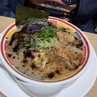 Garlic oil ramenn  at Vegan Bistro Jangara in Tokyo