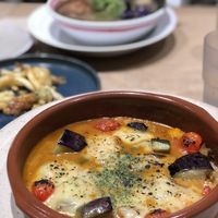 The “grilled cheese curry”   at Vegan Bistro Jangara in Tokyo