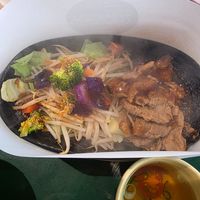 Grilled soy meat at Vegan Bistro Jangara in Tokyo