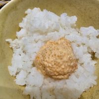 mentaiko mayo rice at Vegan Bistro Jangara in Tokyo