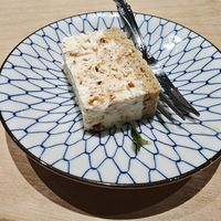 Caramel nuts cake at Vegan Bistro Jangara in Tokyo