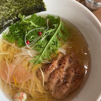 Yuzu ramen  at Vegan Bistro Jangara in Tokyo