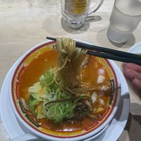Spicy ramen  at Vegan Bistro Jangara in Tokyo