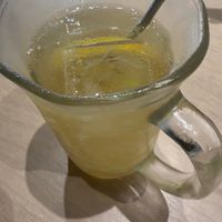 Lemon soda drink home made and incredible so refreshing at Vegan Bistro Jangara in Tokyo