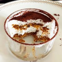 Half eaten tiramisu 🤣 at Lucato Home Restaurant in Montorso Vicentino