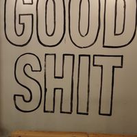 Benches at Good Shit, Vegan Kebabs in Barcelona