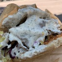   at Good Shit, Vegan Kebabs in Barcelona