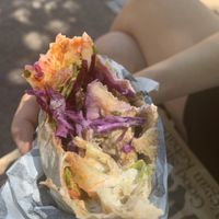   at Good Shit, Vegan Kebabs in Barcelona