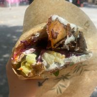   at Good Shit, Vegan Kebabs in Barcelona