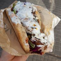 All-vegan kebab 🤩😋 at Good Shit, Vegan Kebabs in Barcelona