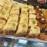 All vegan baklava selection!! at Good Shit, Vegan Kebabs in Barcelona