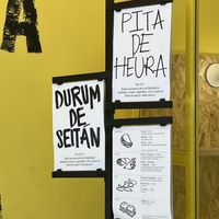   at Good Shit, Vegan Kebabs in Barcelona