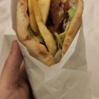   at Good Shit, Vegan Kebabs in Barcelona