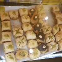 Baklavas at Good Shit, Vegan Kebabs in Barcelona