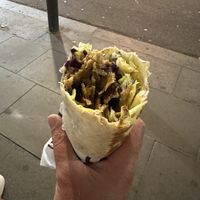 Seitan kebab  at Good Shit, Vegan Kebabs in Barcelona