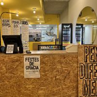   at Good Shit, Vegan Kebabs in Barcelona