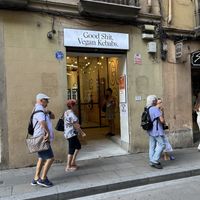   at Good Shit, Vegan Kebabs in Barcelona