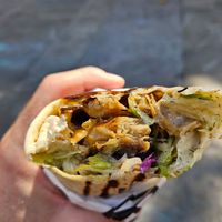 Dürüm mit Heura at Good Shit, Vegan Kebabs in Barcelona