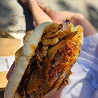 Kebap mit Seitan at Good Shit, Vegan Kebabs in Barcelona