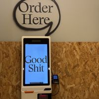   at Good Shit, Vegan Kebabs in Barcelona