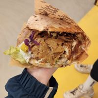 Seitan pita at Good Shit, Vegan Kebabs in Barcelona